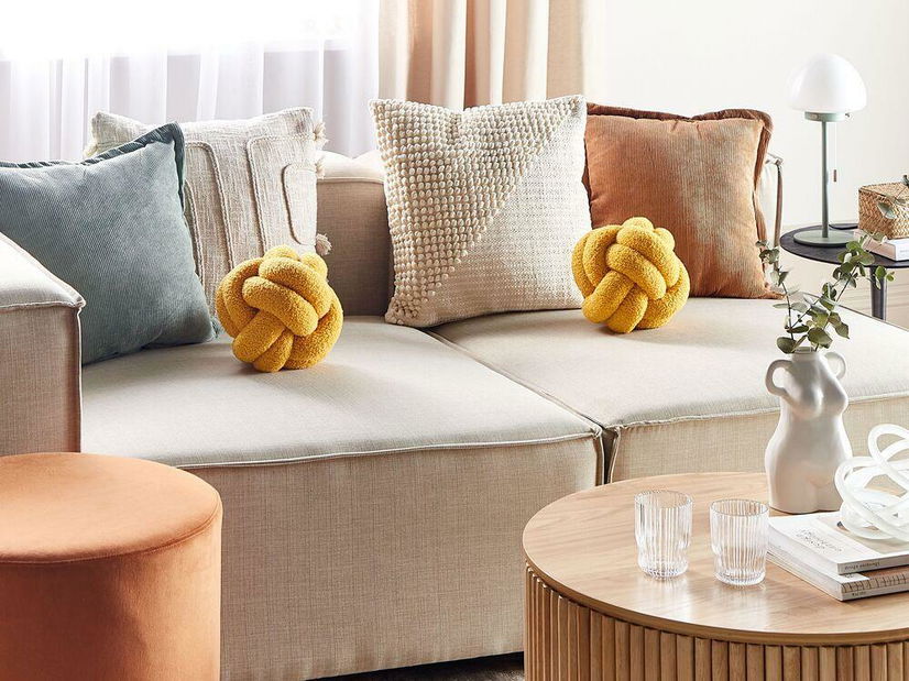 Dekoratív párna 19 x 19 cm Malnia (sárga)