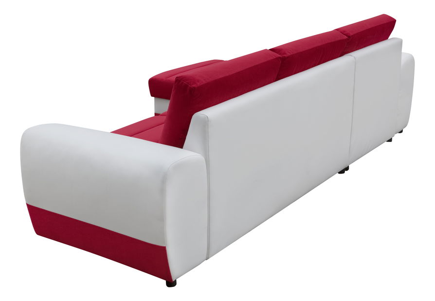 Sarok kanapé Kalan (szürke + fekete) (B)