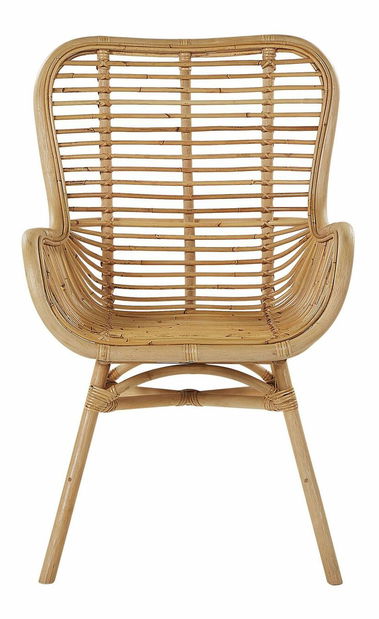 Jedálenská stolička TOGLO (ratan) (svetlohnedá)