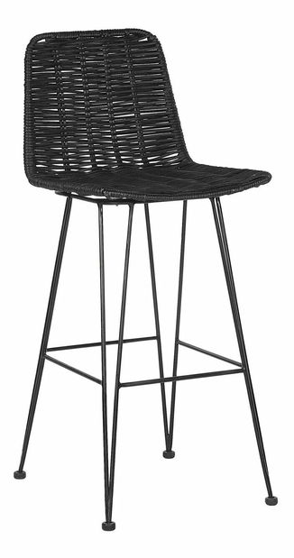 Set 2ks. barových stoličiek Castel (čierna)