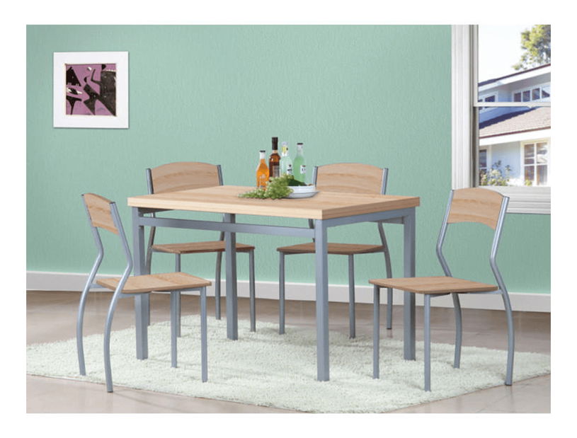 Étkező szett Amalia 1+4 sonoma (4 fő részére)