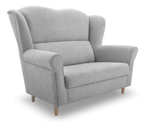 Canapea două locuri Lotus (gri deschis)