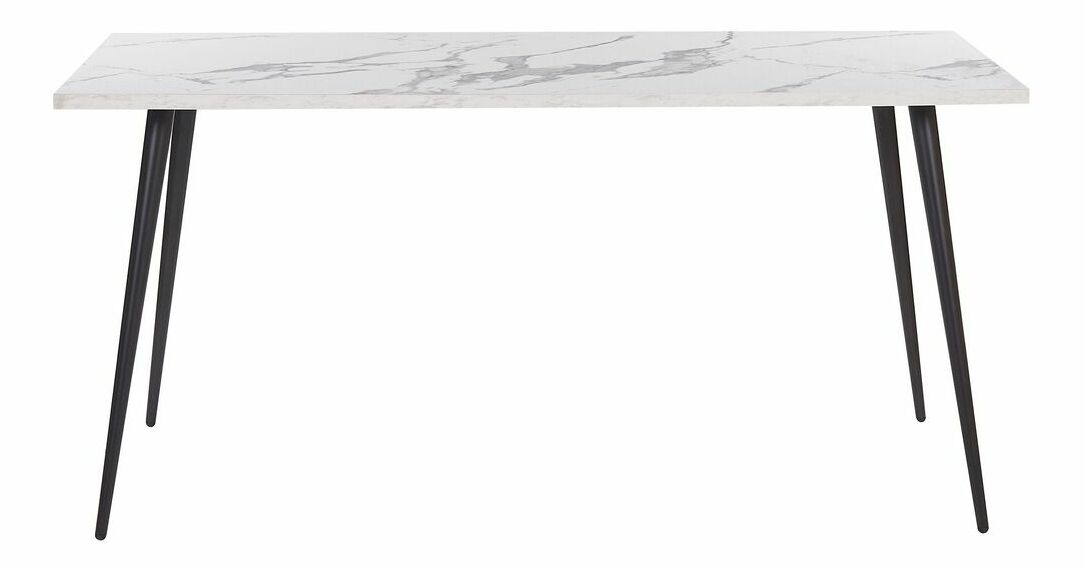 Jedálenský stôl SENTRO (biela) (pre 6 osôb)