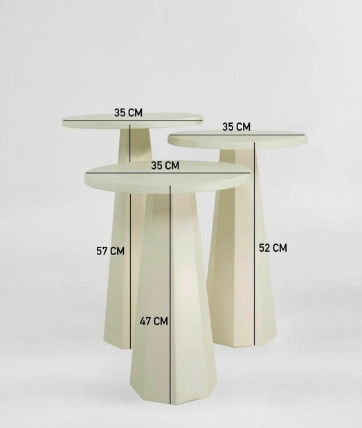 3 darabos Kéziasztalszett