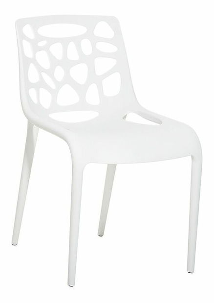 Jedálenská stolička Margam (biela)