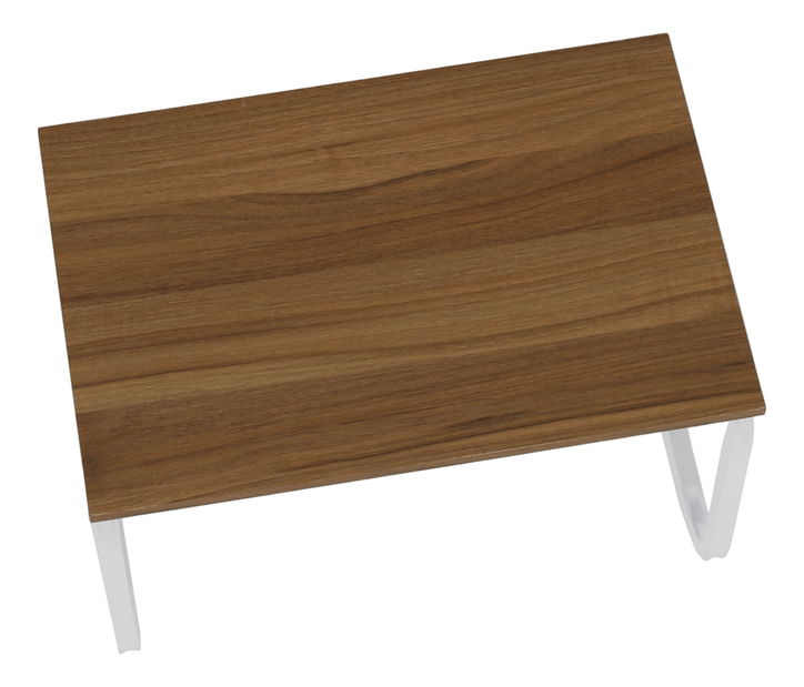 Odkladacia polica Amber (dub natural + biela)