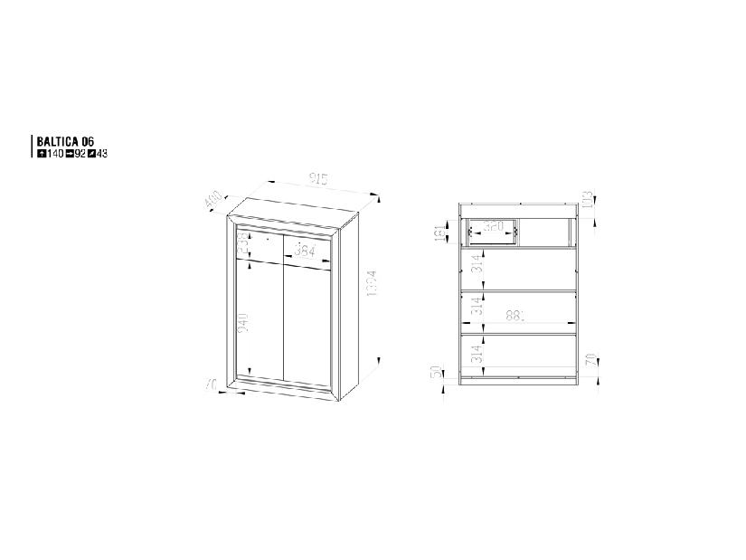 Komoda Baltica 6