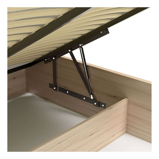 Manželská posteľ 180 cm Claudi 16 (s roštom) (dub artisan)