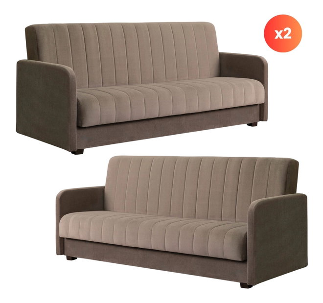 Set 2 canapele Portofine (Bej) 