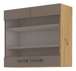 Felső konyhaszekrény Barb 80 GS-72 2F (artisan tölgy + trüffel)