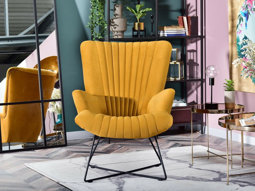 Fotoliu relax Nuttshell (negru)