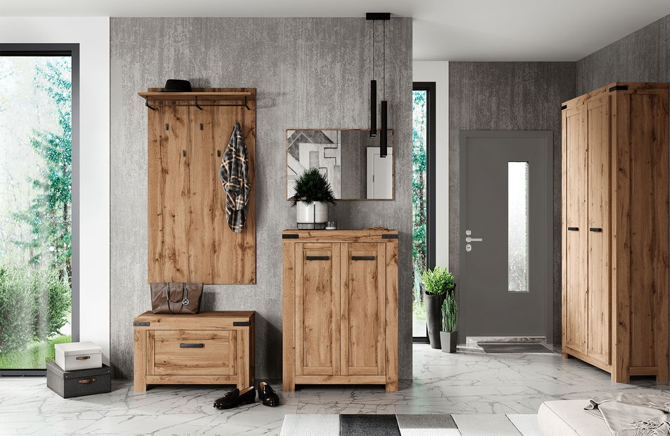 Dulap Mateo 2d/80 (stejar wotan)