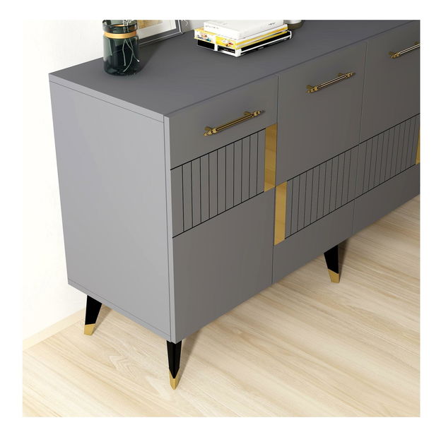 Dulap Lotoka 1 (antracit + auriu) 