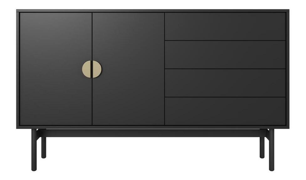 Szekrény Stellia S5 (fekete)