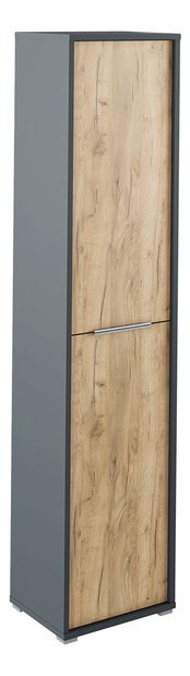 Polcosszekrény Hamila NEW TYP 06 (grafit + artrisan tölgy)