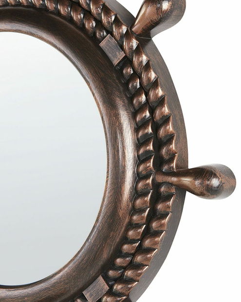 Nástenné zrkadlo Ginger (hnedá)