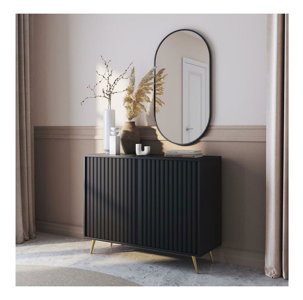 Szekrény Biel B1 (fekete + arany)