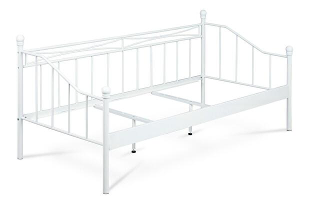 Kovová posteľ 90x200 Bakarissa (biela matná)