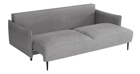 Sofa na razvlačenje Owasoro (siva) (s prostorom za odlaganje)