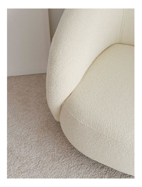 Fotelja Slenarzo (bijela + orah)