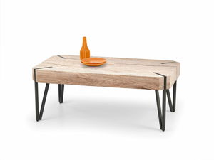 Masă de cafea Emilia (stejar sanremo + negru)