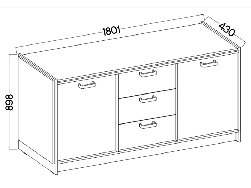 Komód Kari 810