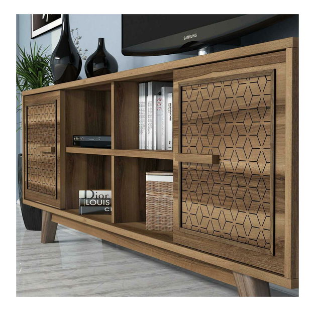 Obývacia stena Aysha (orechová)