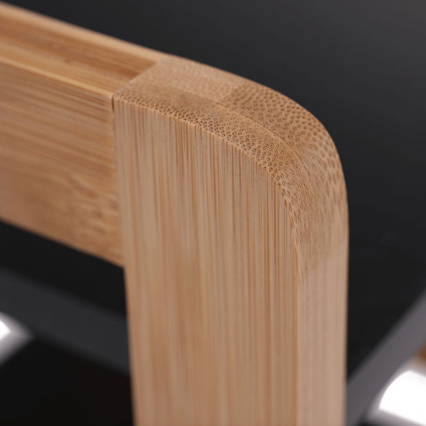 Regál Feud (čierna + prírodná)