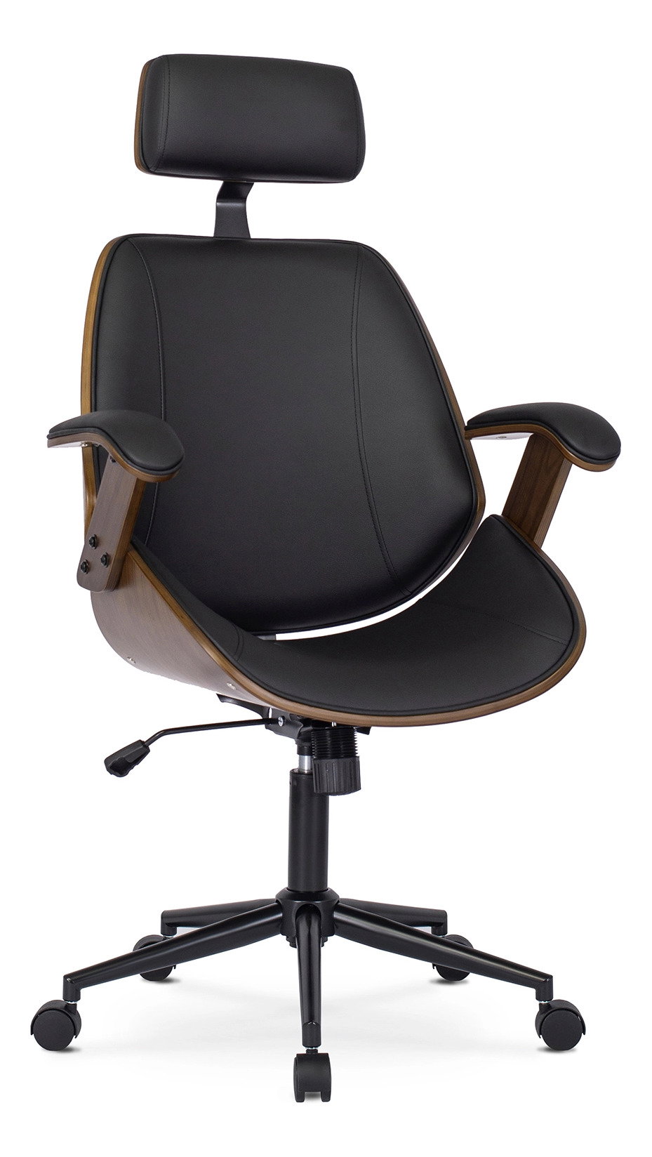 Kancelárske kreslo Fronterizos (orech + čierna) 