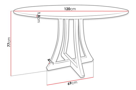 Blagovaonski stol Descartes 120 (bijeli sjaj + crni sjaj)