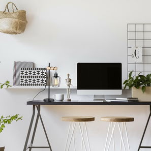 Stolna lampa Hadia 5245 (prirodna + crna mat)