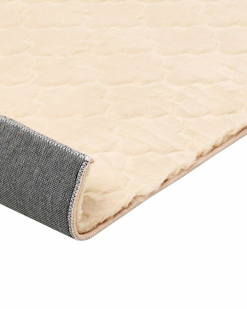 Koberec z umelej kožušiny 80 x 150 cm Gharry (béžová)