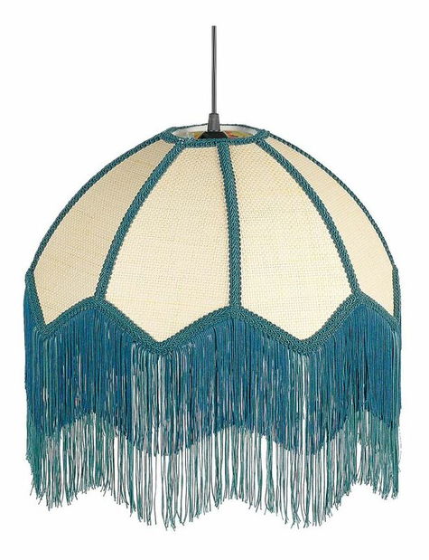 Függesztett lámpa Milza (kék)