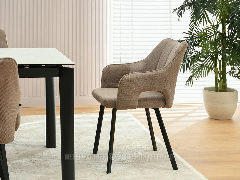 Szék Carl (bézs + arany)