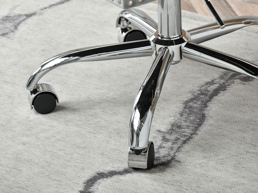 Stolička Sonia (sivá + chrómová)