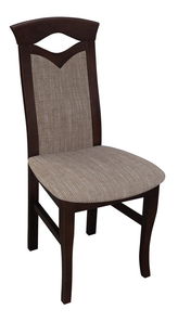 Jedálenská stolička Java JK53 (orech + béžová)