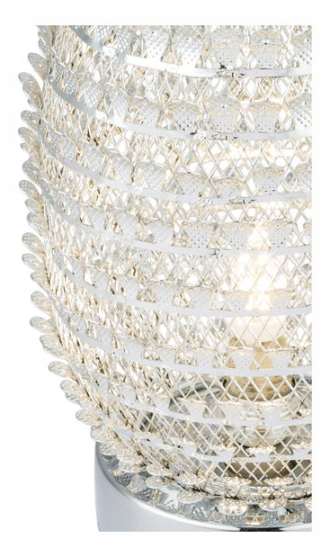 Stolové svietidlo Leslie 22812 (moderné/dizajnové) (chróm + chróm)