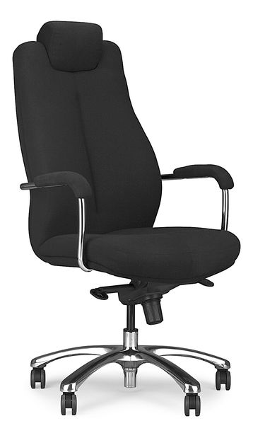 Irodai fotel Sonin (fekete + ezüst)