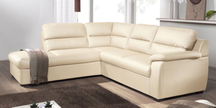 Kožená rohová sedačka Alessia (L)