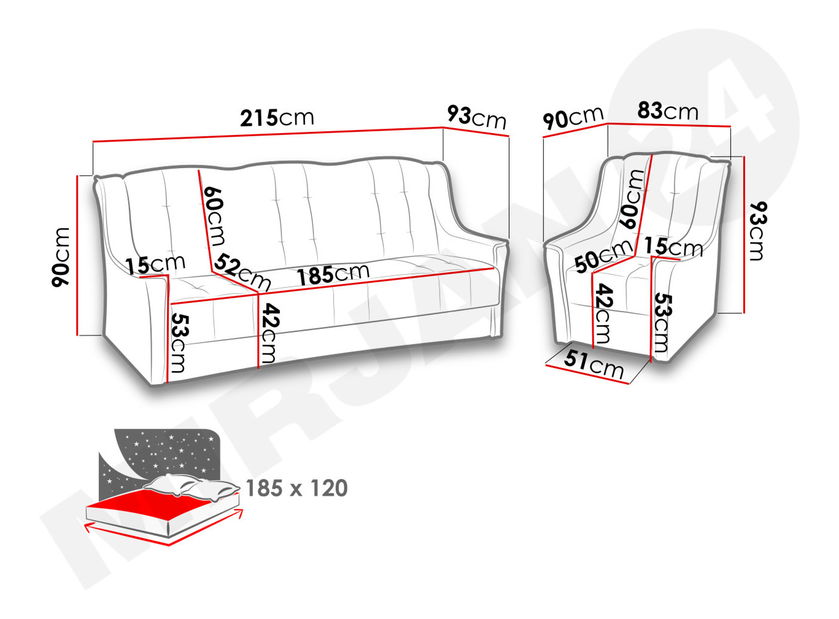 Colțar Medica (bej)