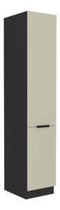 Dulap de bucătărie pentru alimente Arikona 40 DK 210 2F (cashmir + negru 