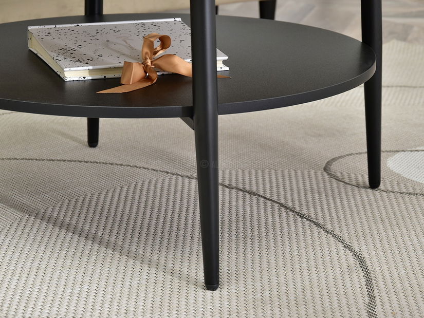 Stolić za kavu Randolf Xl (sonoma + crna)