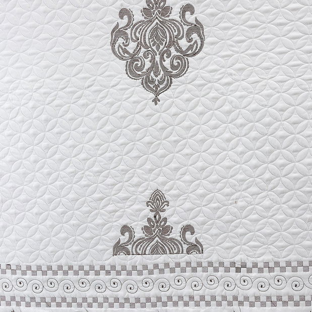 Prehoz na posteľ 240x220 cm Alice (krémová)