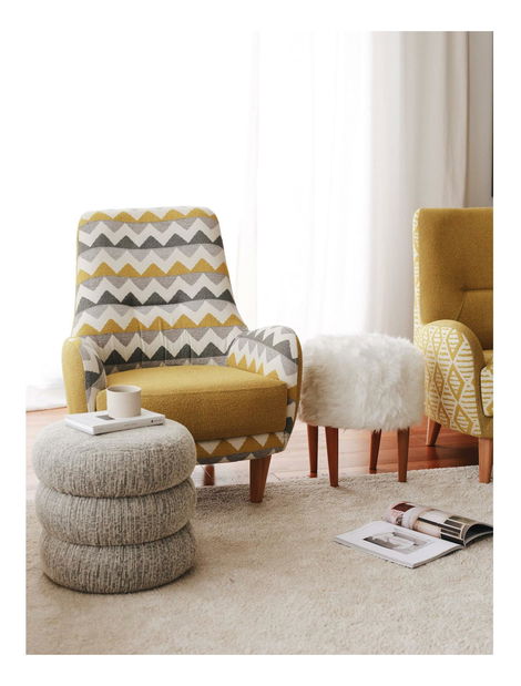 Fotel Aztekatto (többszínű + dió)