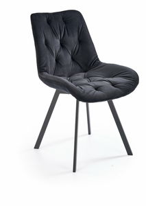 Scaun sufragerie Kana (negru)