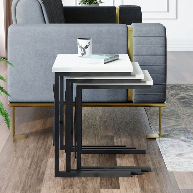 Set stolića za kavu Zigmund (bijela) *rasprodaja