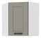 Felső sarok konyhaszekrény Lucid 58 x 58 GN 72 1F (claygrey + fehér)