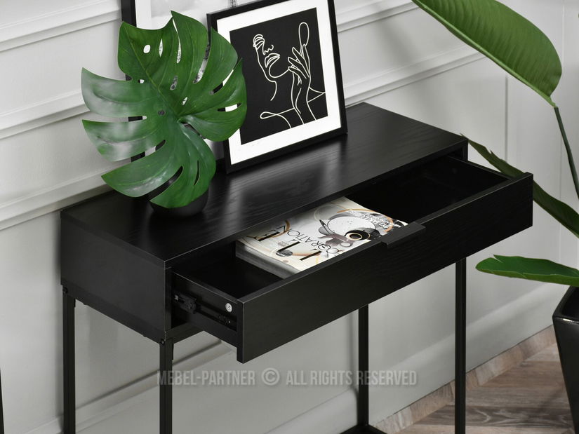 Konzolový stolík Norma M (čierna)
