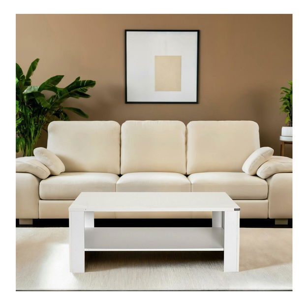 Konferenčný stolík Salome 2 (diamantová biela) 