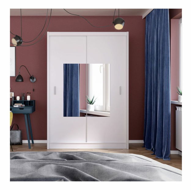 Ruhásszekrény MADRAT (fehér)